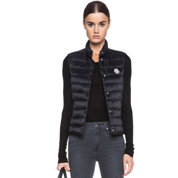 moncler liane vest black moncler liane vest black